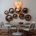 Aurora Lustre Rose Murano Verre Superposé Vintage Luxe - Neutralighting