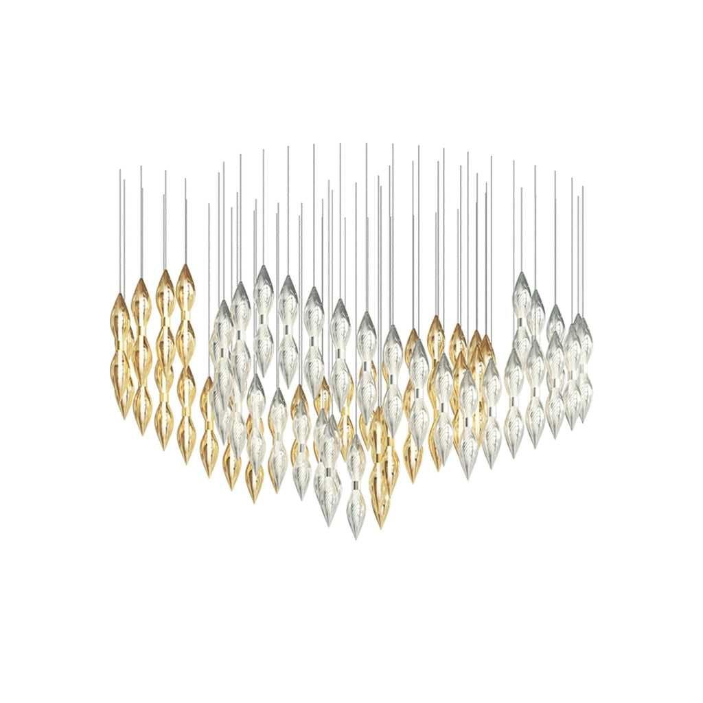 Oloren Chandelier Cristal Prismatique Luxe - Neutralighting