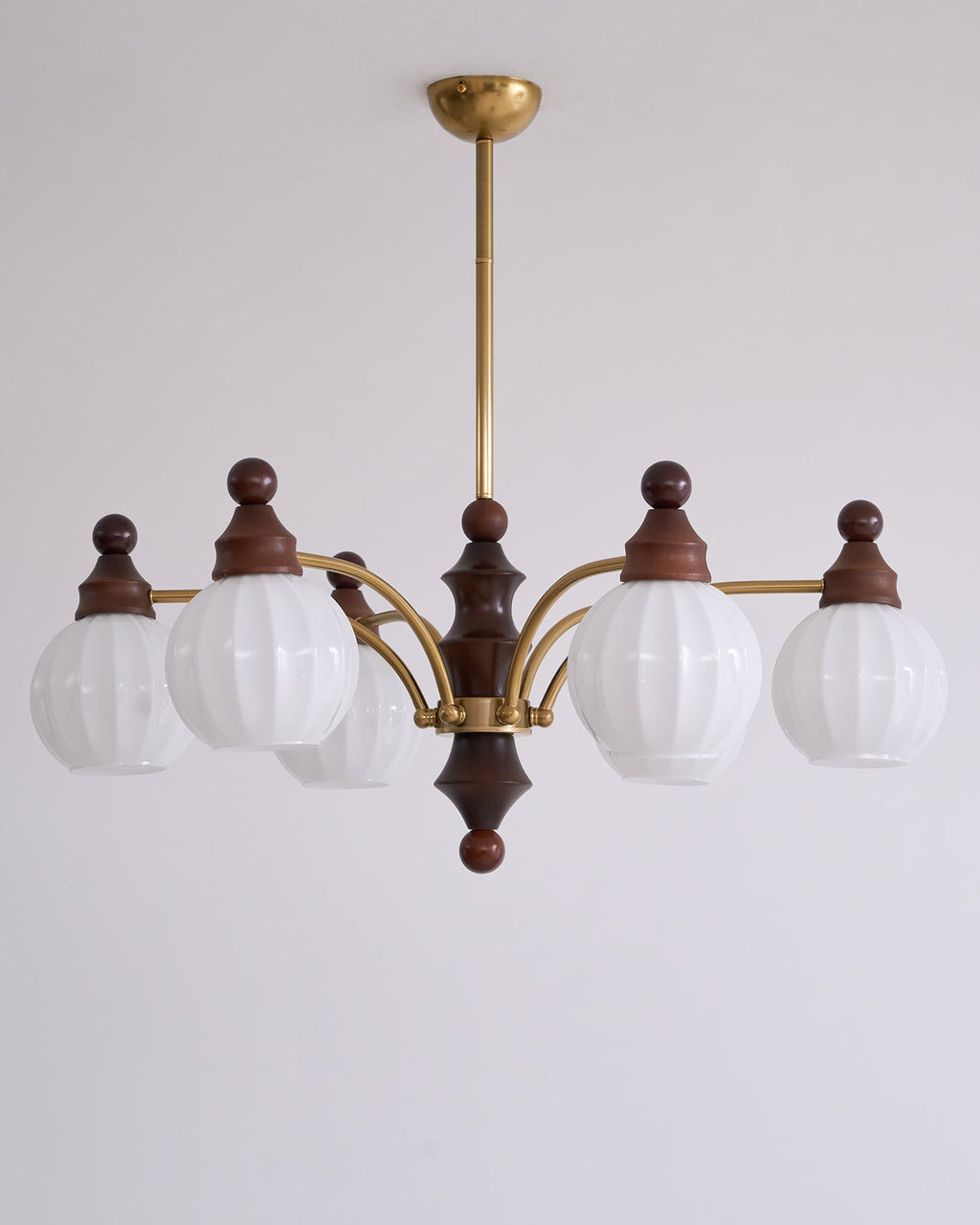 Lustra Chandelier Blossom avec Abat-jours en Verre - Neutralighting