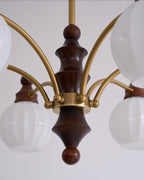 Lustra Chandelier Blossom avec Abat-jours en Verre - Neutralighting