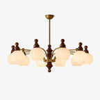 Lustra Chandelier Blossom avec Abat-jours en Verre - Neutralighting