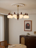 Lustra Chandelier Blossom avec Abat-jours en Verre - Neutralighting