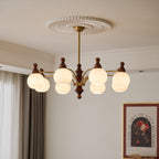 Lustra Chandelier Blossom avec Abat-jours en Verre - Neutralighting