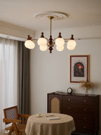 Lustra Chandelier Blossom avec Abat-jours en Verre - Neutralighting
