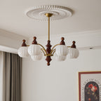 Lustra Chandelier Blossom avec Abat-jours en Verre - Neutralighting
