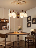 Lustra Chandelier Blossom avec Abat-jours en Verre - Neutralighting