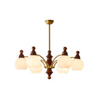 Lustra Chandelier Blossom avec Abat-jours en Verre - Neutralighting