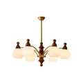Lustra Chandelier Blossom avec Abat-jours en Verre - Neutralighting