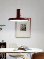 Solara Lampe suspendue cylindrique en aluminium à disque industriel - Neutralighting