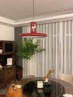 Solara Lampe suspendue cylindrique en aluminium à disque industriel - Neutralighting
