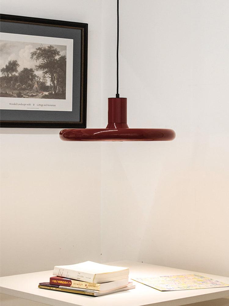 Solara Lampe suspendue cylindrique en aluminium à disque industriel - Neutralighting