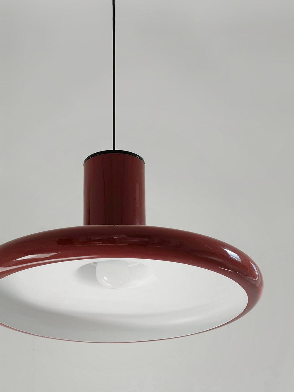 Solara Lampe suspendue cylindrique en aluminium à disque industriel - Neutralighting