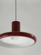 Solara Lampe suspendue cylindrique en aluminium à disque industriel - Neutralighting