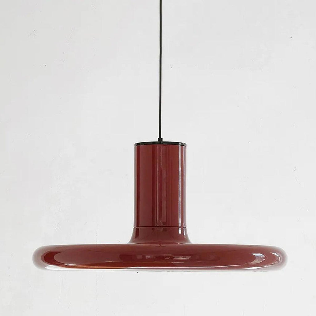 Solara Lampe suspendue cylindrique en aluminium à disque industriel - Neutralighting