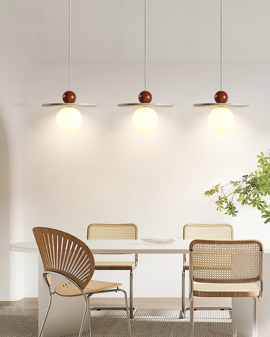 Marcio Suspension en Travertin - Neutralighting