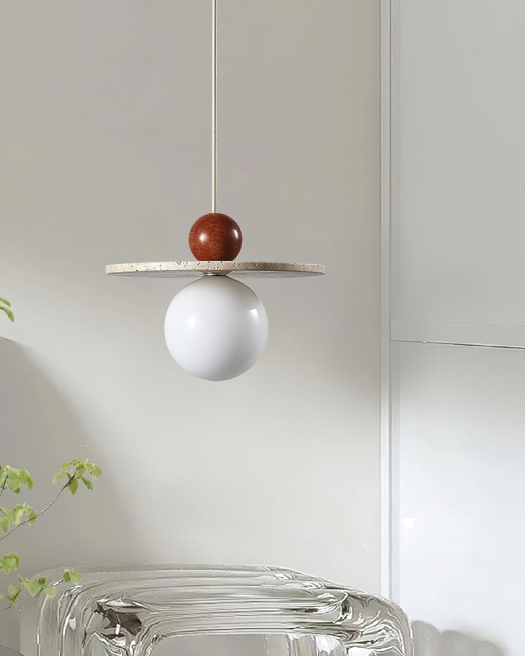 Marcio Suspension en Travertin - Neutralighting