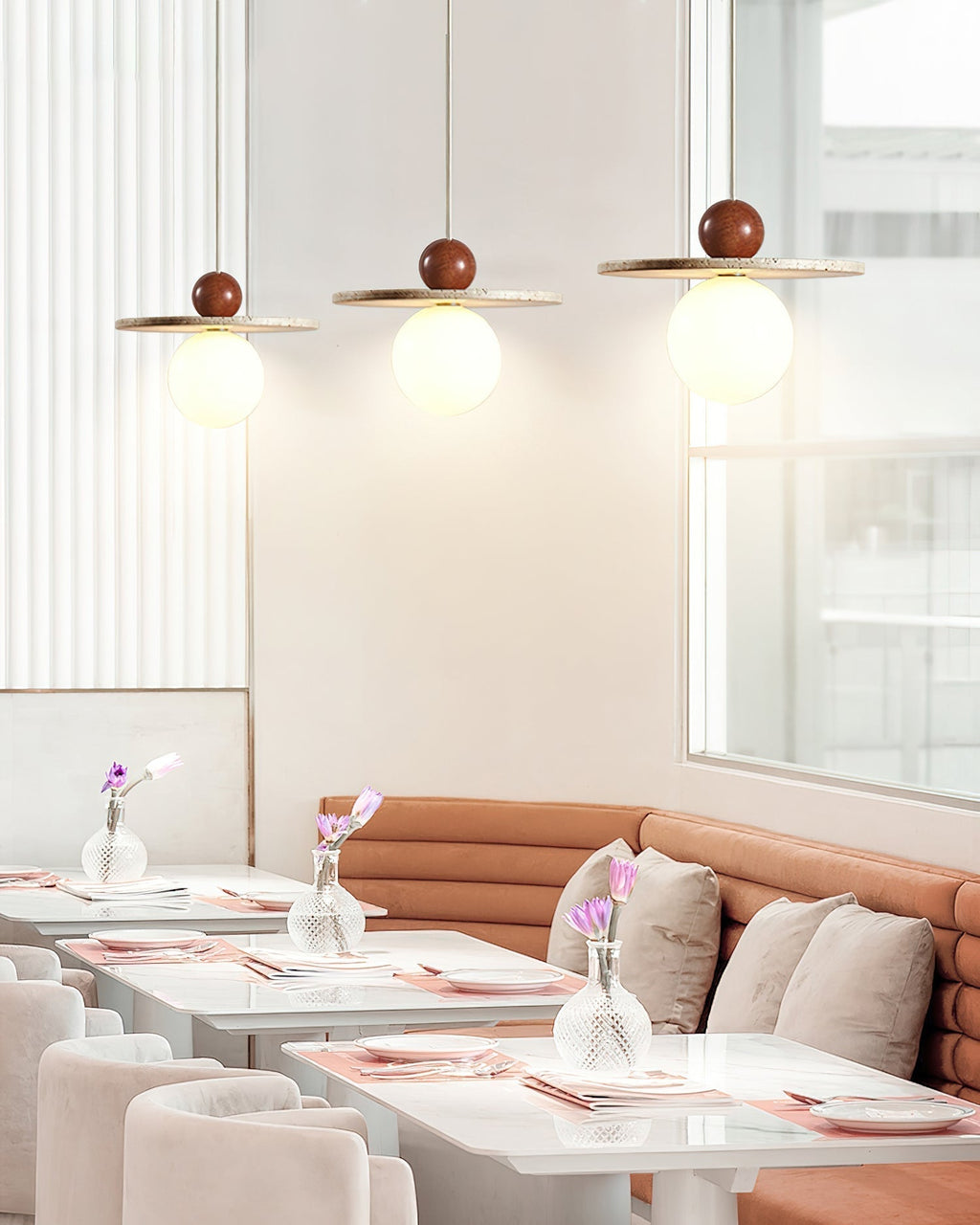 Marcio Suspension en Travertin - Neutralighting