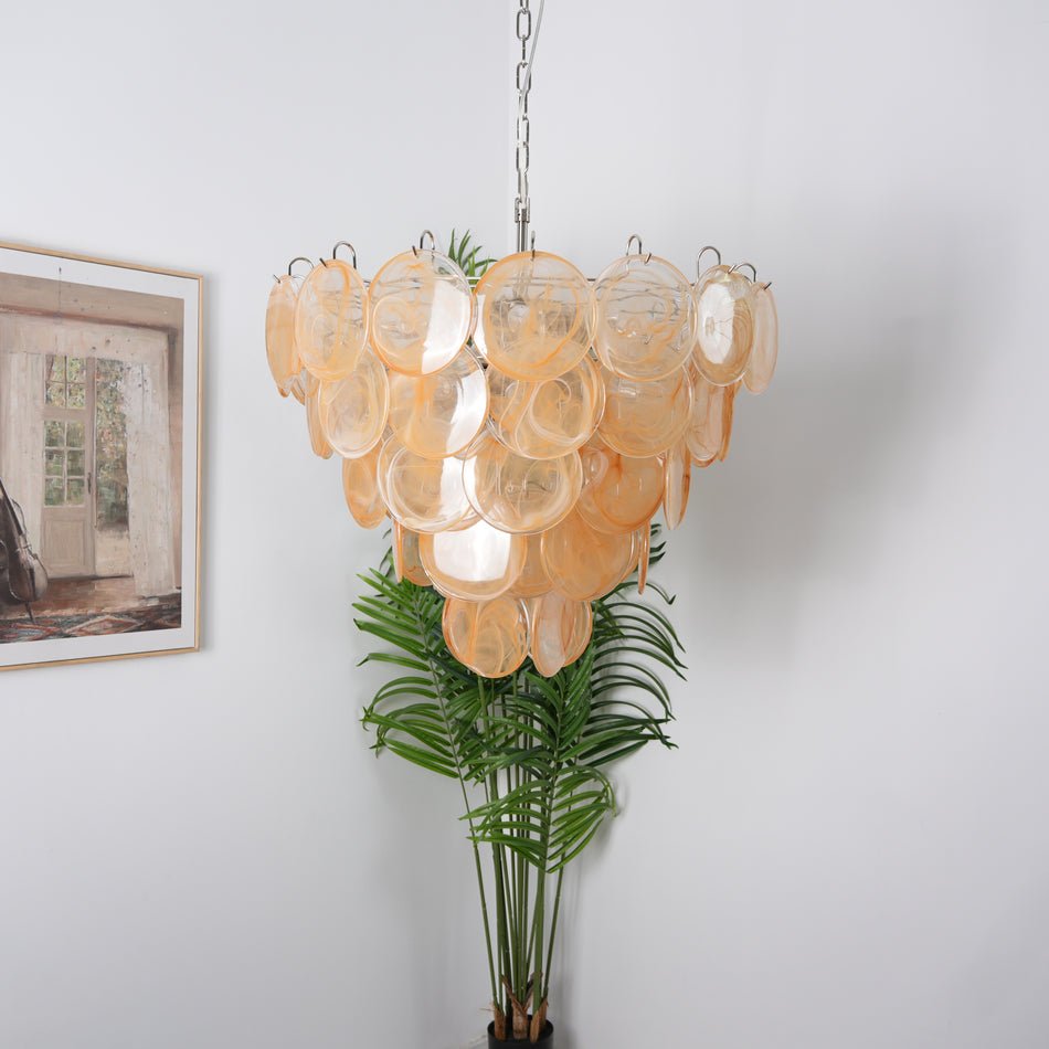 Aurora Lustre Murano Verre Disque Classique - Neutralighting