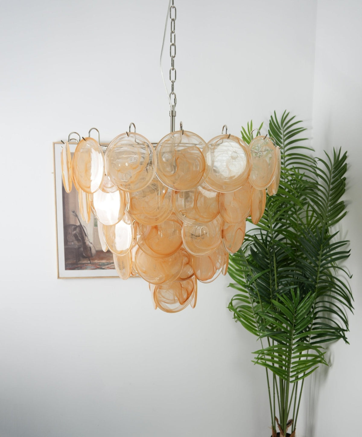 Aurora Lustre Murano Verre Disque Classique - Neutralighting