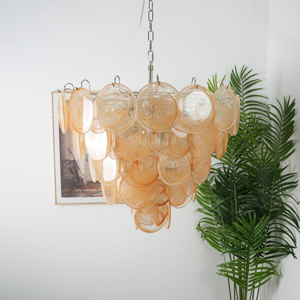Aurora Lustre Murano Verre Disque Classique - Neutralighting