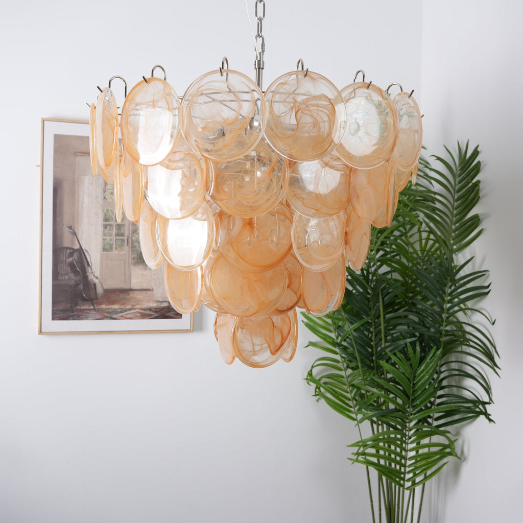 Aurora Lustre Murano Verre Disque Classique - Neutralighting