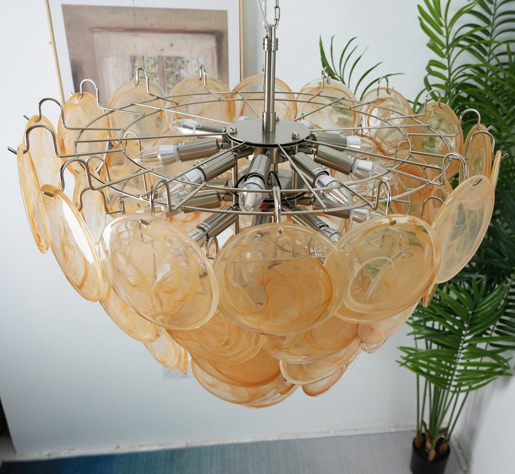 Aurora Lustre Murano Verre Disque Classique - Neutralighting