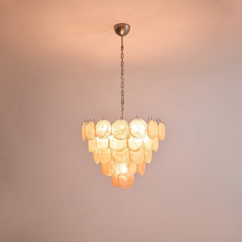 Aurora Lustre Murano Verre Disque Classique - Neutralighting