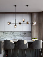 Lustra Suspension Orb Laiton Verre Pour Salon - Neutralighting