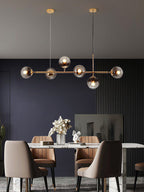 Lustra Suspension Orb Laiton Verre Pour Salon - Neutralighting