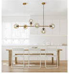 Lustra Suspension Orb Laiton Verre Pour Salon - Neutralighting
