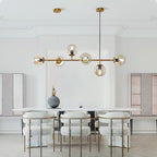 Lustra Suspension Orb Laiton Verre Pour Salon - Neutralighting