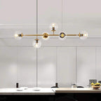 Lustra Suspension Orb Laiton Verre Pour Salon - Neutralighting