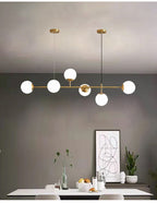 Lustra Suspension Orb Laiton Verre Pour Salon - Neutralighting