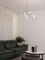 Lustra Suspension Orb Laiton Verre Pour Salon - Neutralighting
