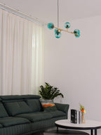 Lustra Suspension Orb Laiton Verre Pour Salon - Neutralighting