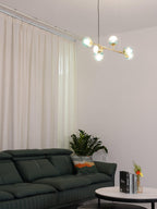 Lustra Suspension Orb Laiton Verre Pour Salon - Neutralighting