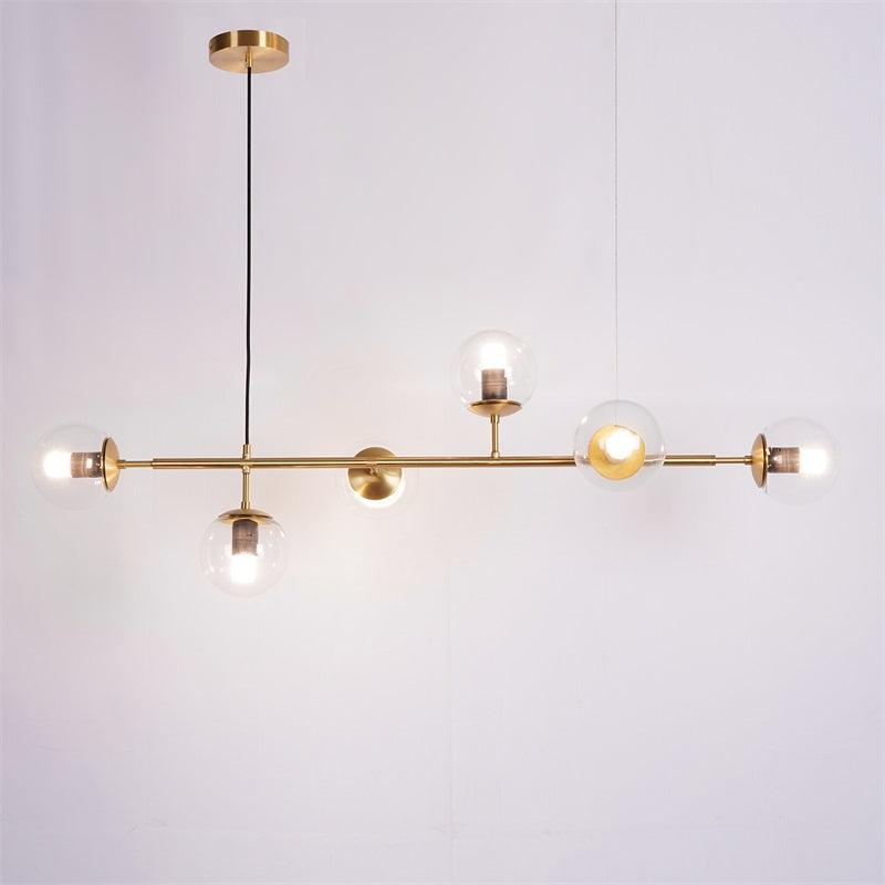 Lustra Suspension Orb Laiton Verre Pour Salon - Neutralighting