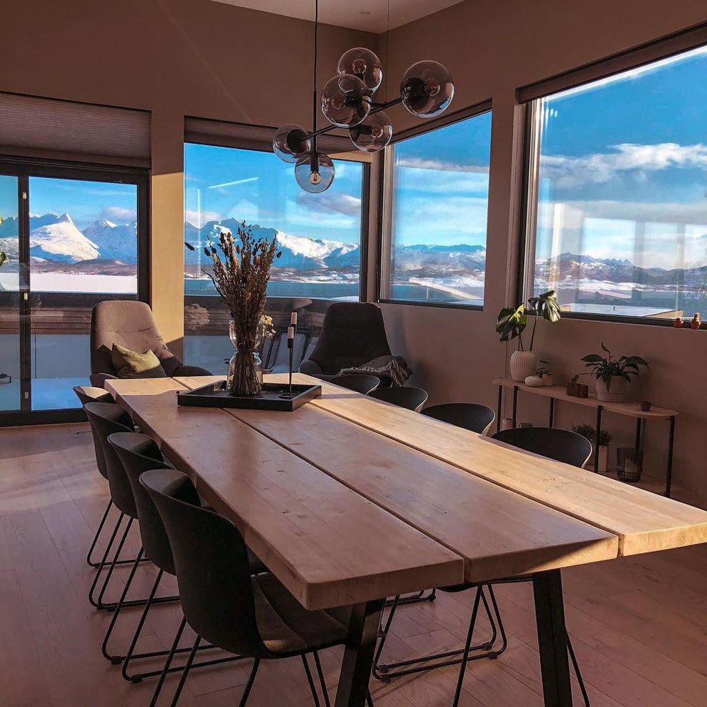 Lustra Suspension Orb Laiton Verre Pour Salon - Neutralighting