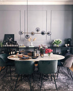 Lustra Suspension Orb Laiton Verre Pour Salon - Neutralighting