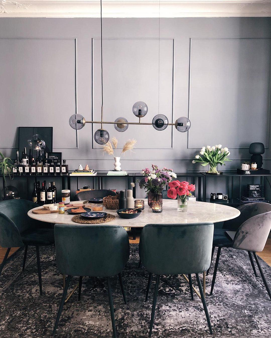 Lustra Suspension Orb Laiton Verre Pour Salon - Neutralighting