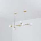 Lustra Suspension Orb Laiton Verre Pour Salon - Neutralighting