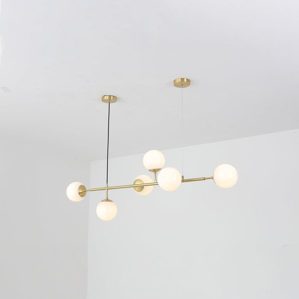 Lustra Suspension Orb Laiton Verre Pour Salon - Neutralighting