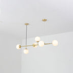 Lustra Suspension Orb Laiton Verre Pour Salon - Neutralighting