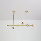 Lustra Suspension Orb Laiton Verre Pour Salon - Neutralighting