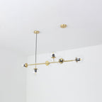 Lustra Suspension Orb Laiton Verre Pour Salon - Neutralighting