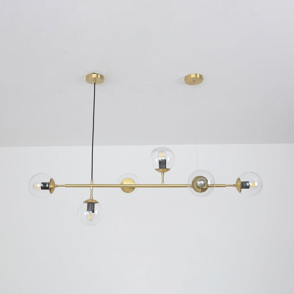 Lustra Suspension Orb Laiton Verre Pour Salon - Neutralighting