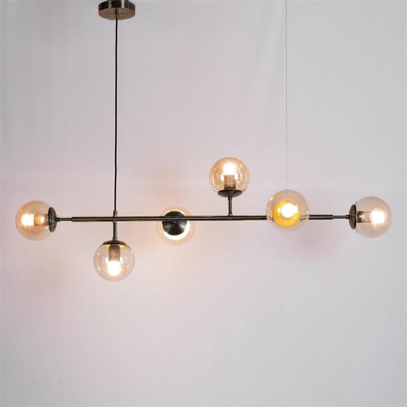 Lustra Suspension Orb Laiton Verre Pour Salon - Neutralighting