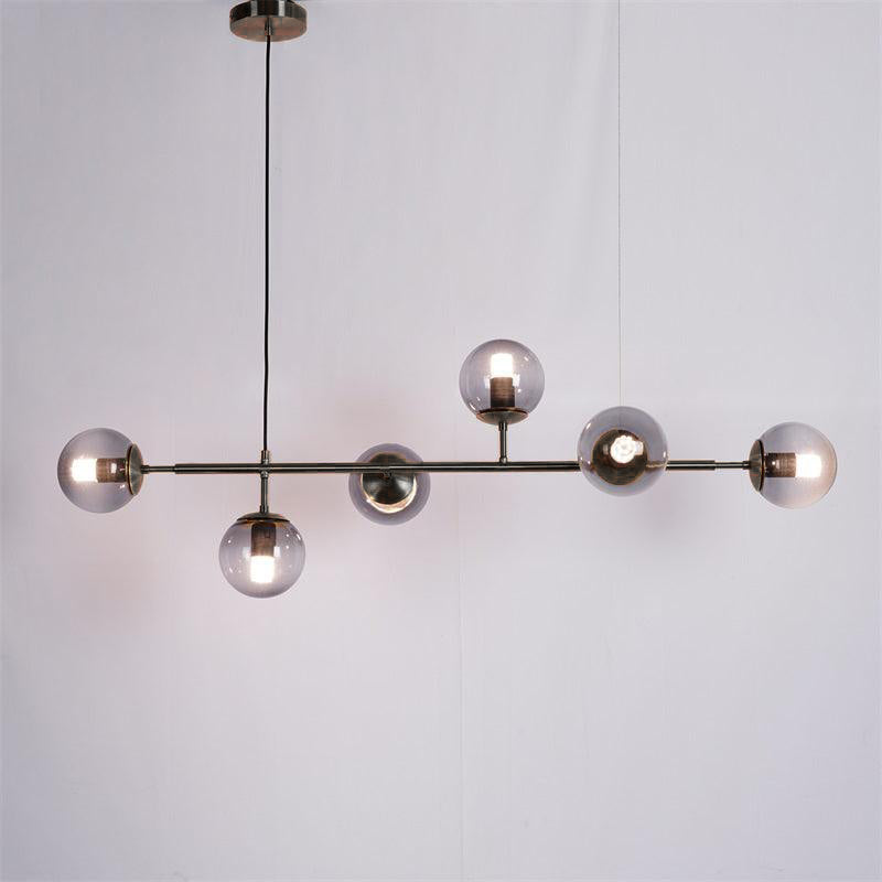 Lustra Suspension Orb Laiton Verre Pour Salon - Neutralighting