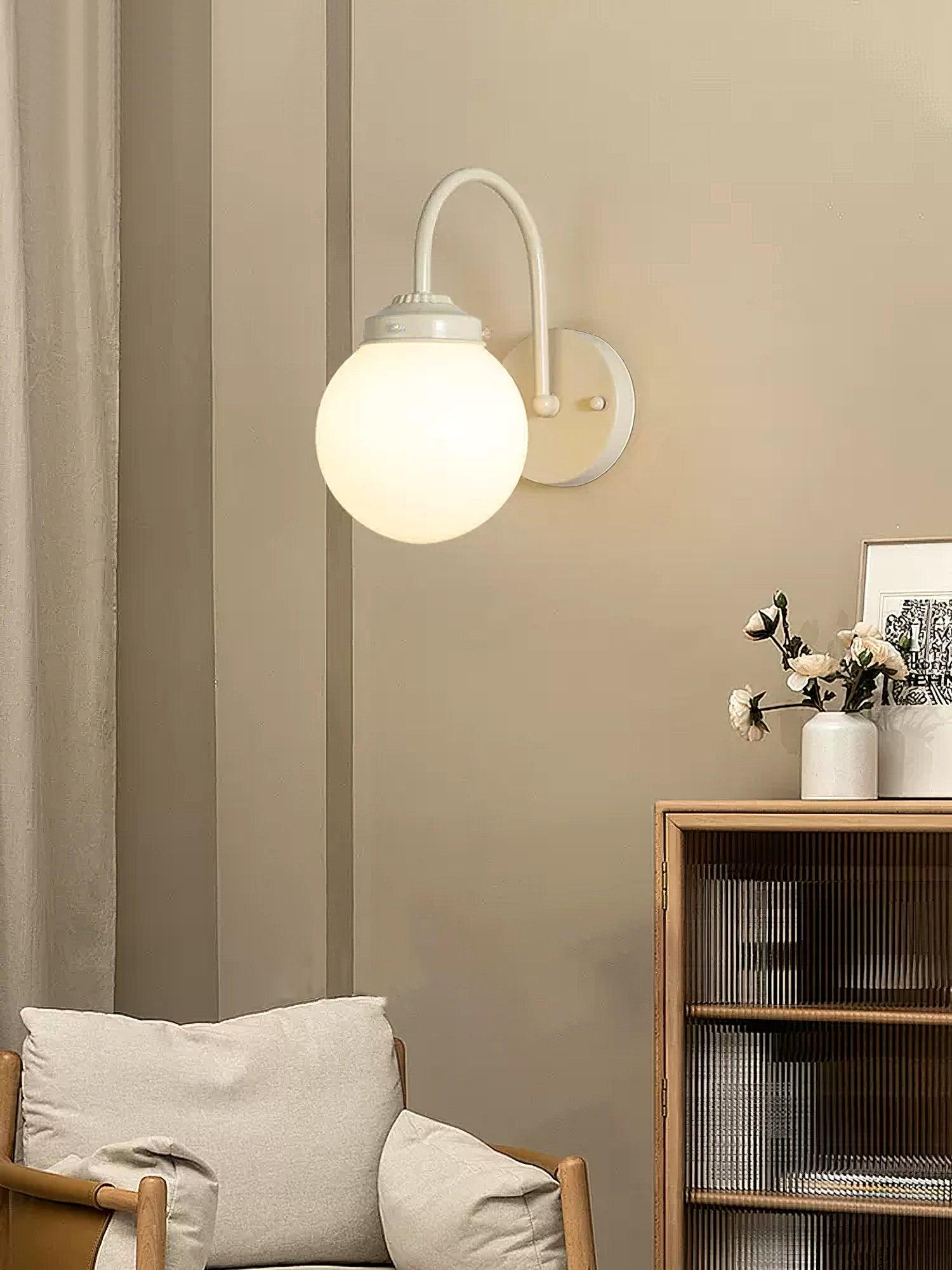 Zomareth Applique Murale en Verre Orb à Surface - Neutralighting