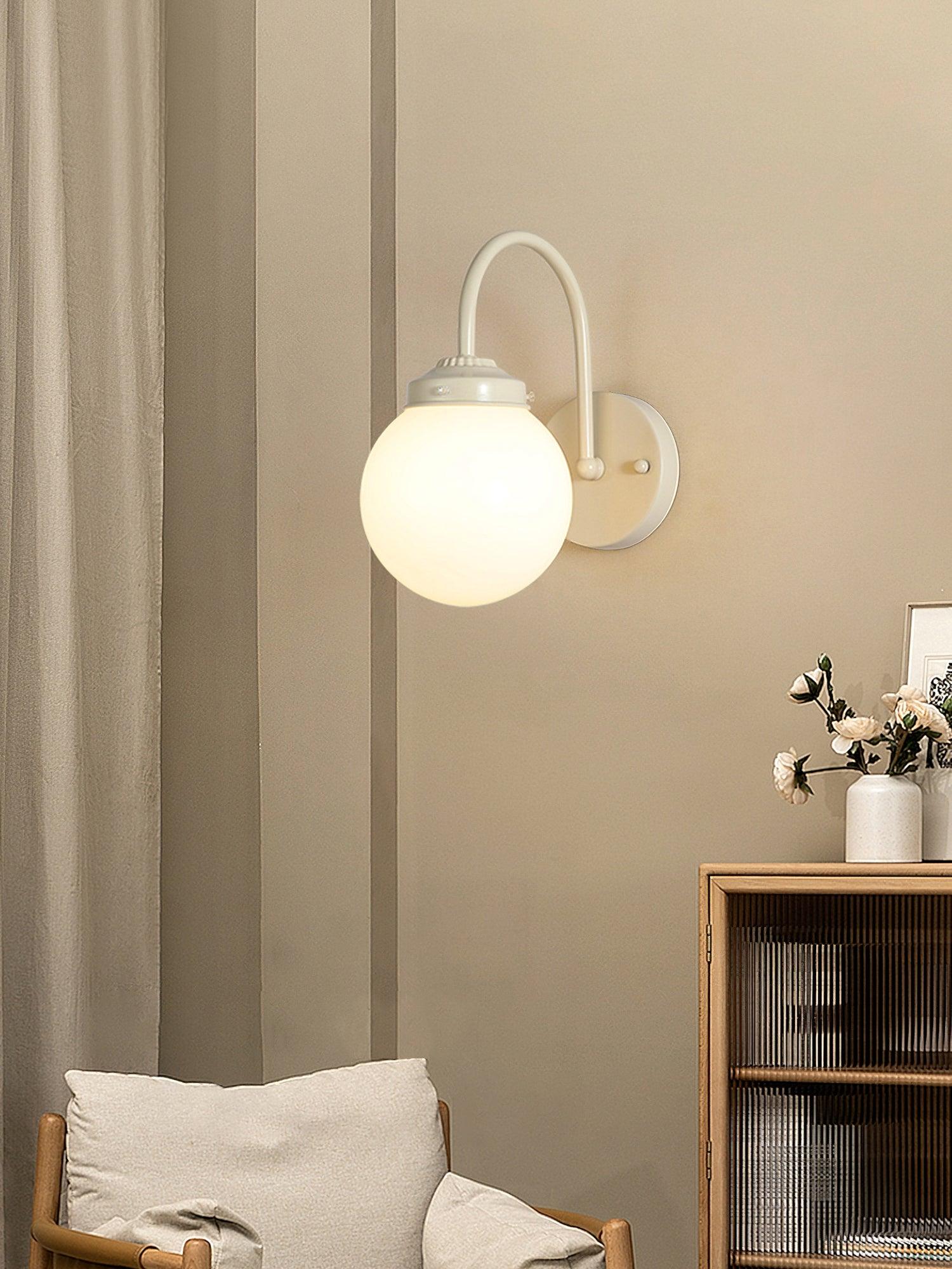 Zomareth Applique Murale en Verre Orb à Surface - Neutralighting
